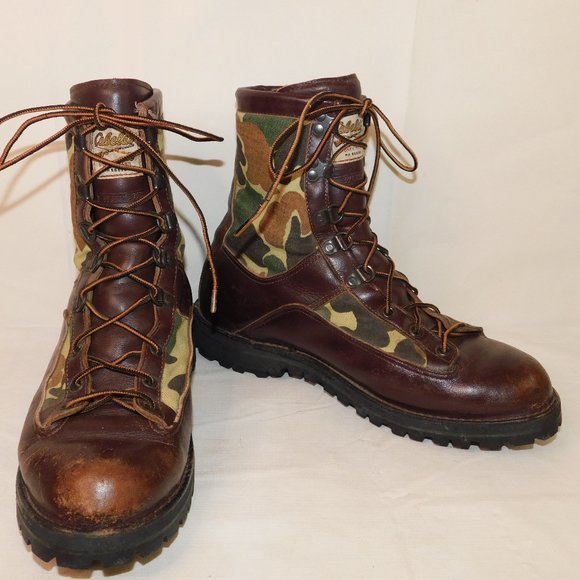 Cabela's Shoes Cabelas Camo Leather Goretex Work Boots With Vibram